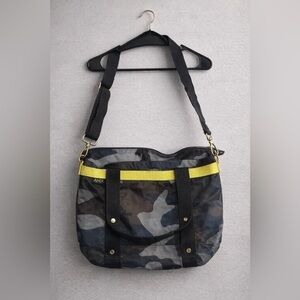 👜 ANDI New York Camo Crossbody / Shoulder Bag with Neon Strap